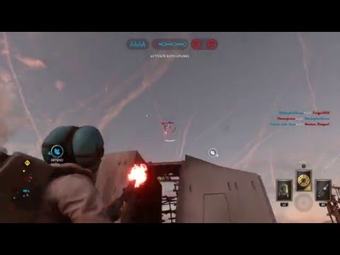 TIE Fighter kill with a heavy blaster FTW