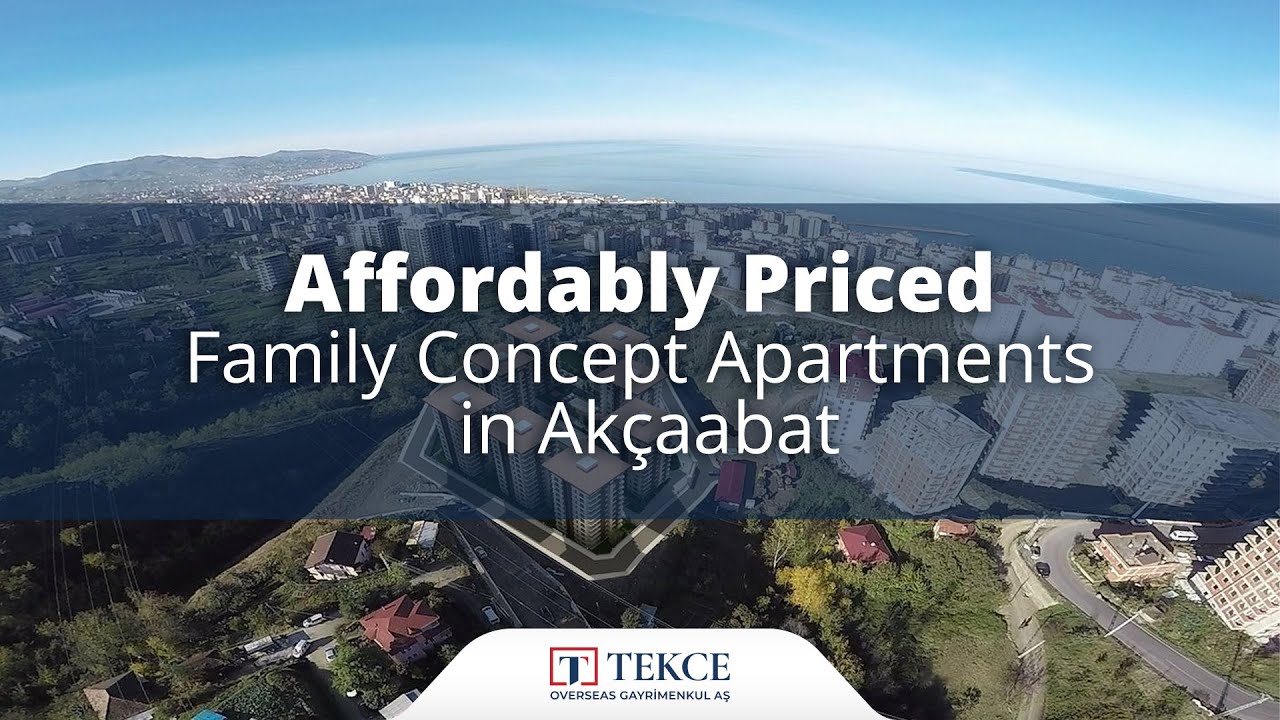 Akçaabat’ta Deniz Manzaralı Aile Konseptinde Sıfır Daireler