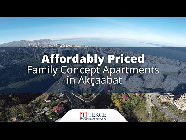 Investeringsappartementen met familieconcept in Akçaabat Trabzon