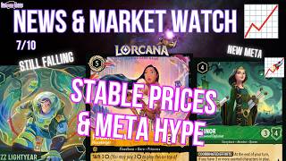 Price Updates As Prices Settle! (Lorcana MARKET WATCH & NEWS) - Ep. 237 7/10