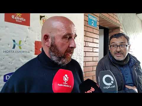Rueda de prensa Nacho Castro U. A. Horta - C. E. L'Hospitalet