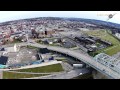 Ohio River Cincinnati. Drone Flight 