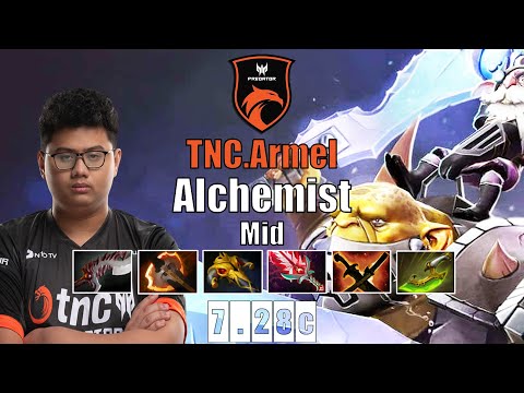 Alchemist Mid | TNC.Armel | INSANE 1097 GPM SUPER FARMED | 7.28c Gameplay Highlights