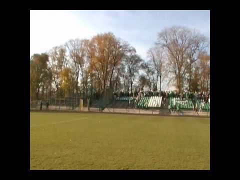 Derby Radomia 2010: RKS Radomiak Radom - Broń Radom | Wejście pierwszych Broniarzy na stadion