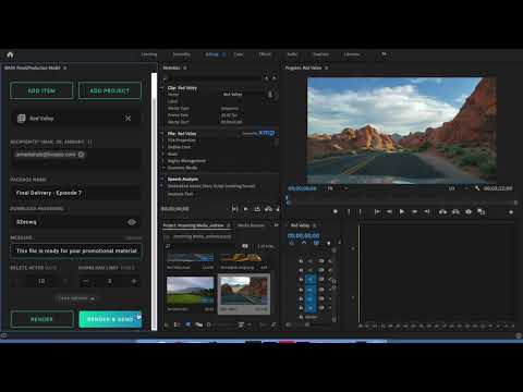Render and Send project sequences from Premiere Pro