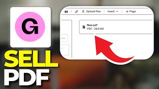 How To Sell A PDF On Gumroad (Tutorial 2026)
