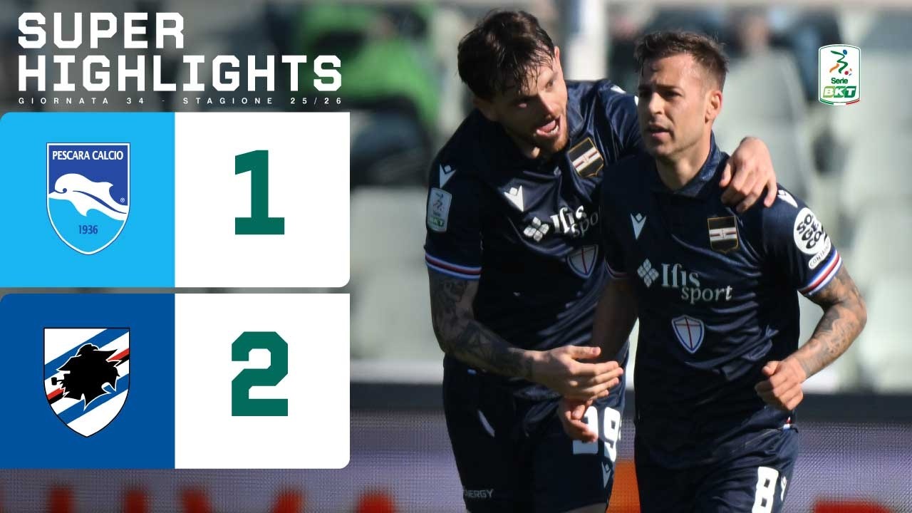 Pescara vs Sampdoria Highlights