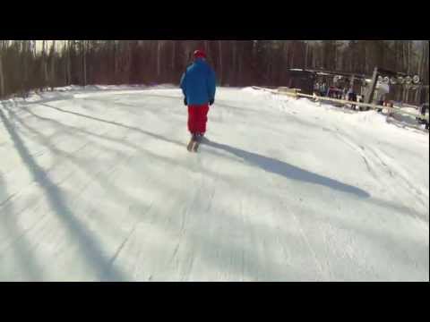 GoPro HD: Crazy backcountry skiing line