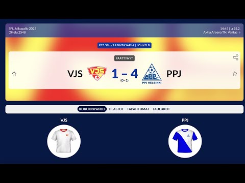 Jälkipelit P20 SM-karsinta VJS - PPJ 25.2.2023