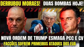 BOMBAS: Moraes derrotado por Flávio Bolsonaro e as facções sofrendo os primeiros ataques dos EUA!
