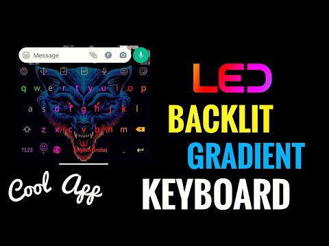 RGB Lighting Colors Keyboard - Backlit keyboard with Live wallpaper RGB