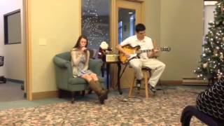 Kelly and Alex singing "This will be our year" by The Zombi