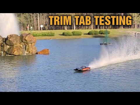 Rc Boat Bitz Trim Tabs for the Blackjack 42 GAME CHANGER