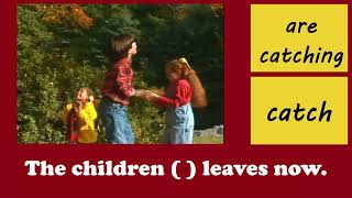 Autumn/Fall. Present Simple or Present Continuous game