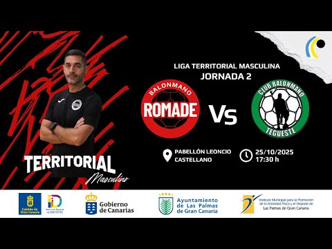 LIGA TERRITORIAL MASCULINA FECANBM / J2: BALONMANO ROMADE VS BALONMANO TEGUESTE