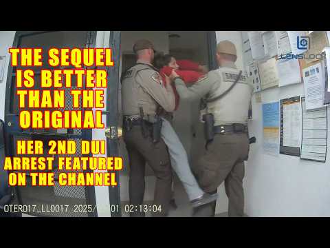 Obnoxious Drunk Woman Claims She's Pregnant - Her 2nd DUI Arrest Featured on California Bodycam