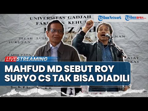Mahfud MD: Kasus Roy Suryo Soal Ijazah Jokowi Tak Bisa Diadili Sebelum Ada Bukti di Pengadilan