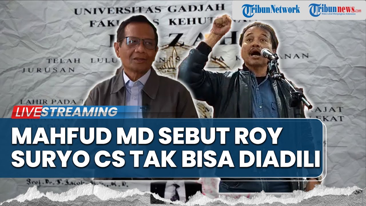 Nama Prabowo Diseret dalam Kasus Ijazah Jokowi, Mahfud Sebut Roy Suryo Cs Tak Bisa Diadili & Dibui