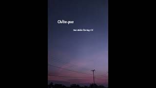 Chiều một mình qua phố | Lân Nhã | St. Trịnh Công Sơn | Lyrics