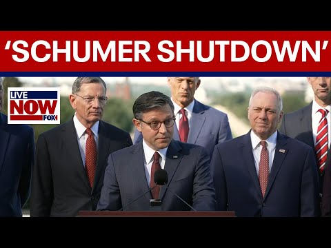 Video | Government Shutdown: Johnson, Thune blame Schumer for shutdown