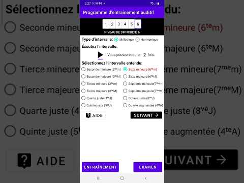 Musique - intervalles