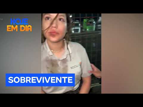 Jovem que sobreviveu a grave acidente de moto relembra o que passou debaixo de caminhonete