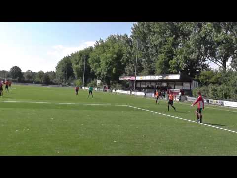23 aug 2014 PVCV B1 - VV De Meern B1 bkr 0-9 Doelpunt Damian (0-9)