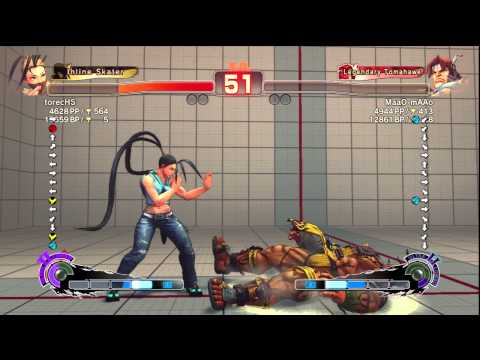 SSF4 AE Ver. 2012: torecHS [Ibuki] vs. MaaO-mAAo [T. Hawk] - PSN Ranked Match