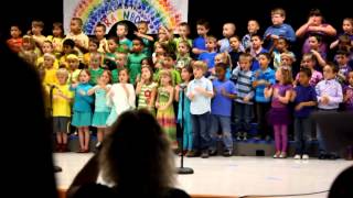 Kindergarteners Sign Language Song &quot;What a Wonderful World&quot;