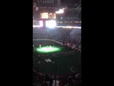 John DeWitt ROCKS National Anthem at Mammoth Game at Pepsi Center