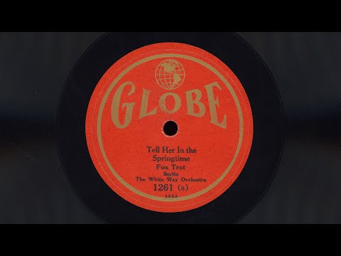 "Tell Her in the Springtime" - Nathan Glantz & his Orchestra (1924)