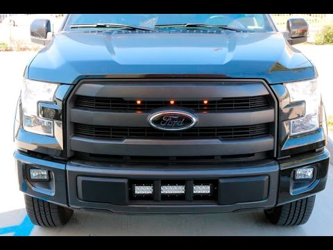 2015+ Ford F150 LED Light Bar, LED Fog and Raptor Style LED Grille