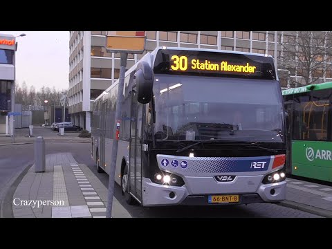 Nieuwe RET VDL Bus vertrek Rotterdam Alexander Lijn 30