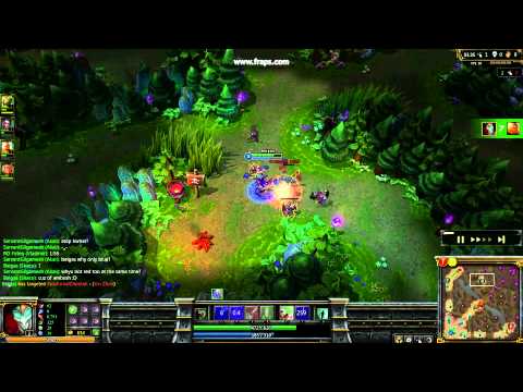 Counter jungling Shaco vs Xin zhao + steeling red