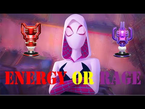 Spider-Gwen energy vs rage test | Spider-Gwen gbr test | Marvel Future Fight