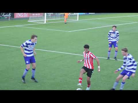 OLIVEO O23-1 - Sparta (AV) O23-1 Divisie 3 voetbal wedstrijd verslag