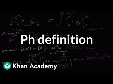Definition Of Ph Video Acids And Bases Khan Academy