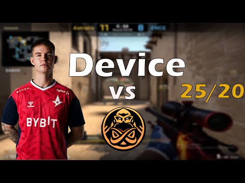 CS:GO POV Demo Astralis Device (25/20) vs ENCE (de_mirage) @ IEM Dallas 2023