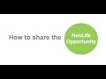 How to share the NeoLife Opportunity