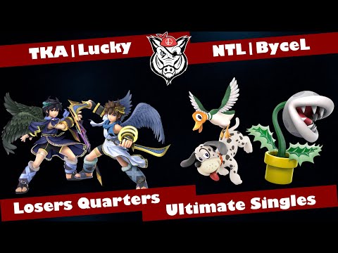 Going Ham #4 SSBU Singles - Losers Quarters - TKA|Lucky(Pit) Vs ByceL(Duck Hunt Duo)