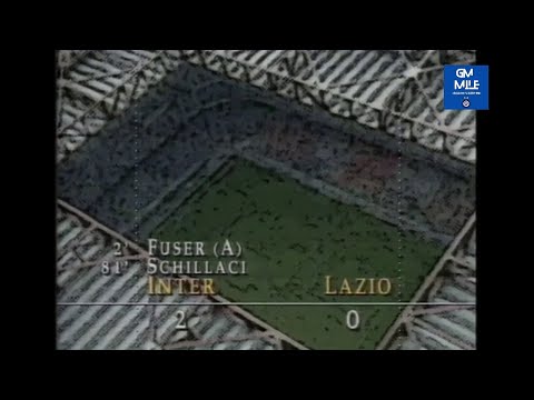 1992-93 (30^ - 09-05-1993) INTER-Lazio 2-0 HLTS 'Gazzetta Football Italia' Channel 4 UK