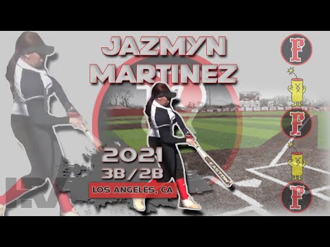 2021 Jazmyn Martinez Third Base Softball Skills Videos -Firecrackers
