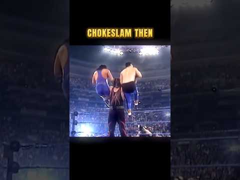 Chokeslam Now & Then 💀 Edit #chokeslam #wrestling #kane #undertaker #edit