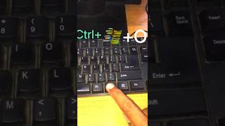 shortcut key to open the on screen keyboard in windows