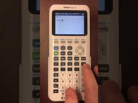 How to use the Sto function on the TI-84 and TI-83 calculator (2E of 2)