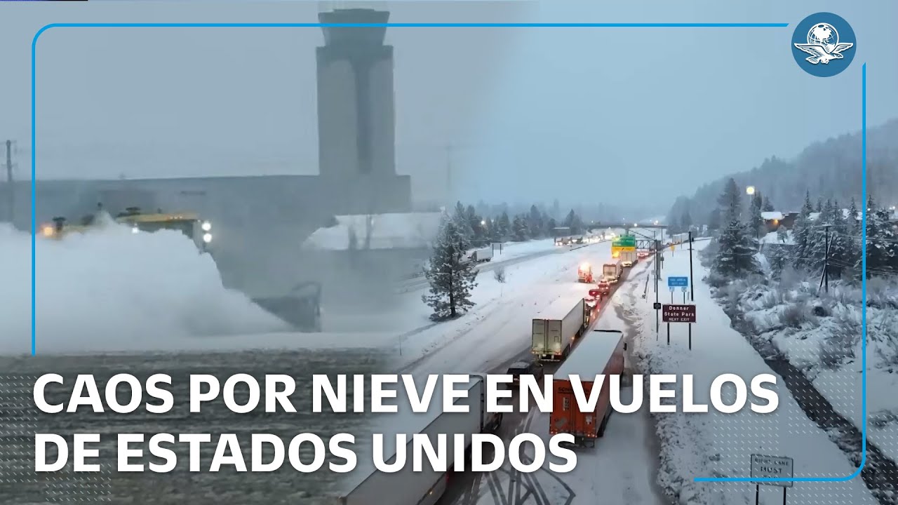 Nieve colapsa vuelos en el noreste de EU en plenas vacaciones