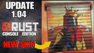 NEW Garage door SKIN Update 1.04 Details RUST for console