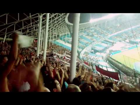 Final del primer tiempo.. Racing vs Huracan (4-3).