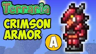 Terraria how get CRIMSON ARMOR | Terraria Crimson Armor | Terraria how make Crimson Armor