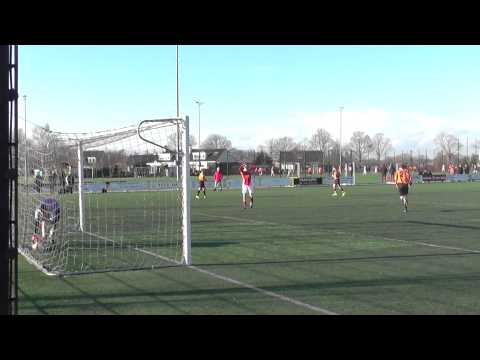 17 jan 2014 VV De Meern B1 - SV Lelystad  B1 toernooi 1-0 Doelpunt Stephan
